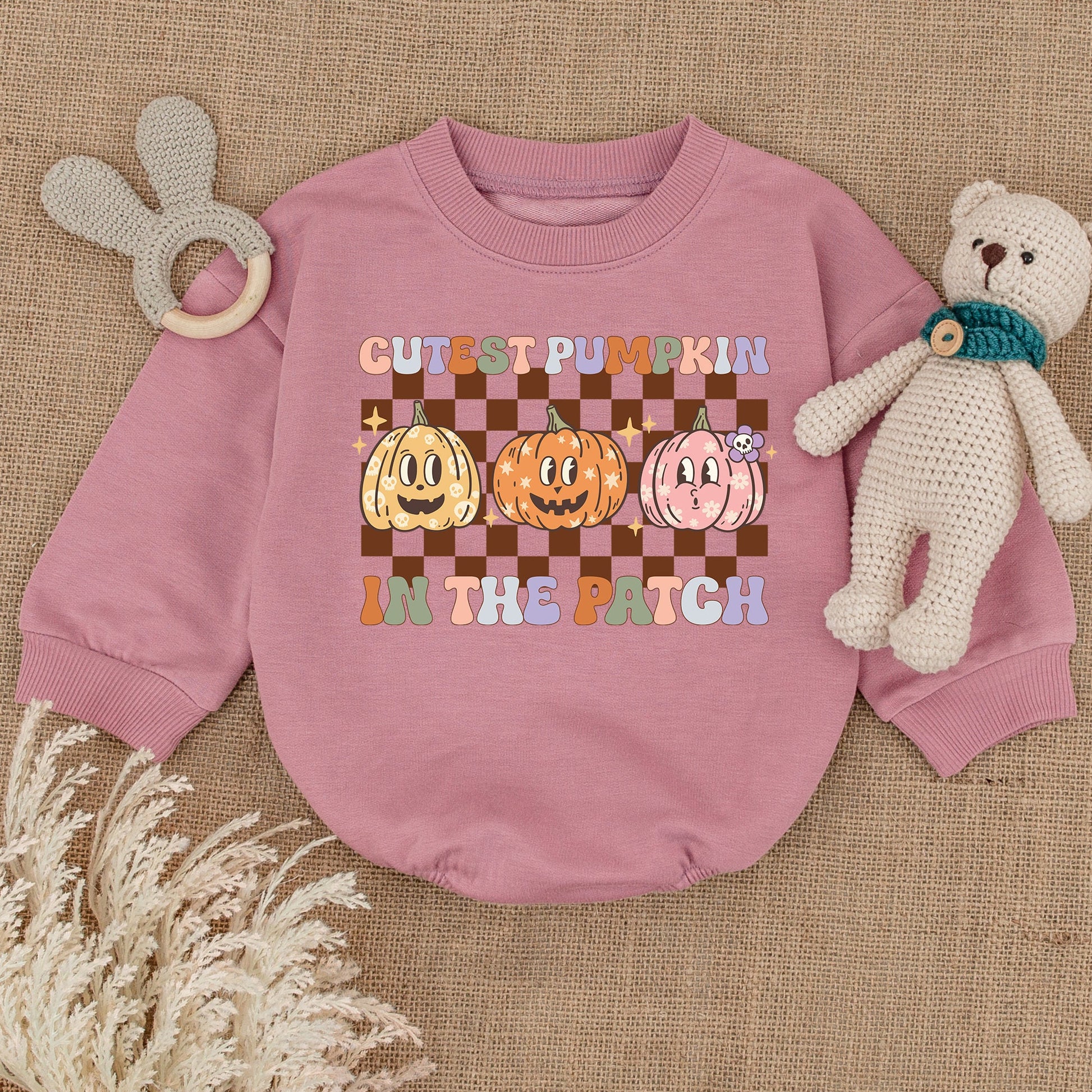 Pumpkin Bubble Romper: Adorable Baby Fall & Thanksgiving Outfit