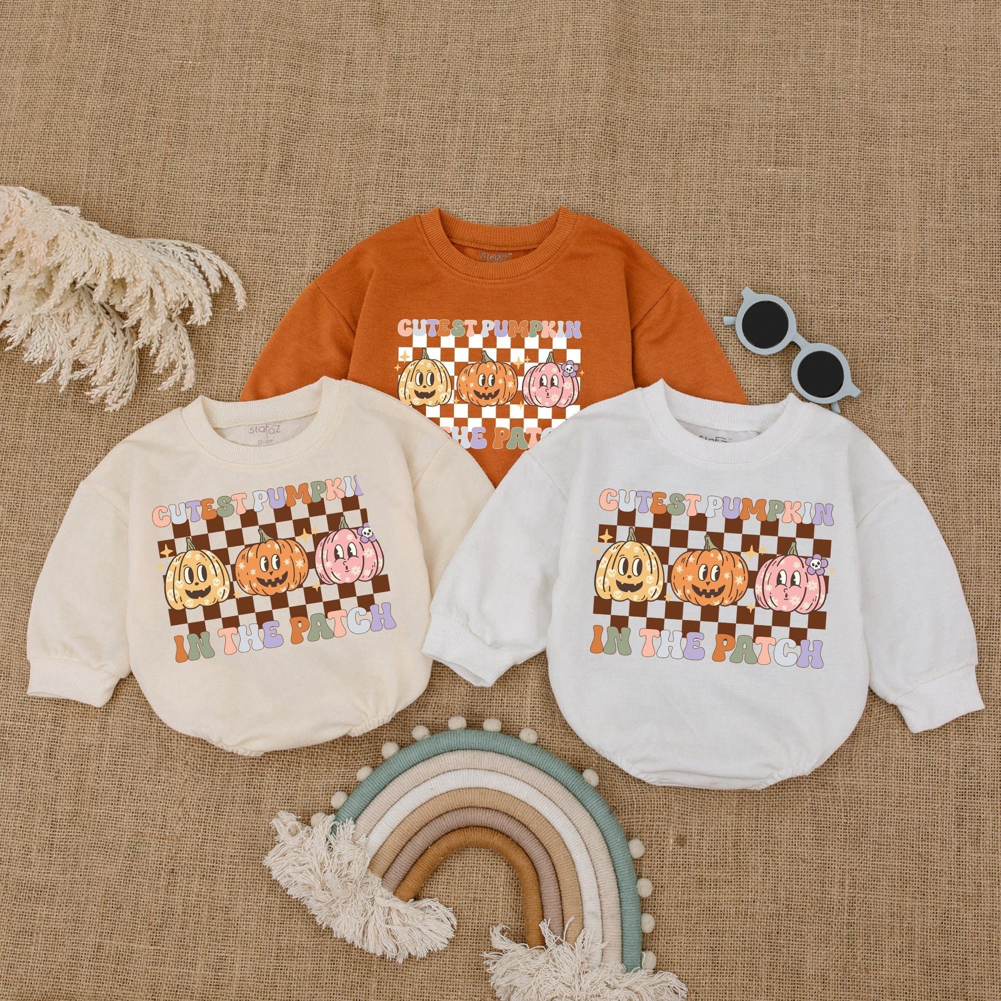 Pumpkin Bubble Romper: Adorable Baby Fall & Thanksgiving Outfit