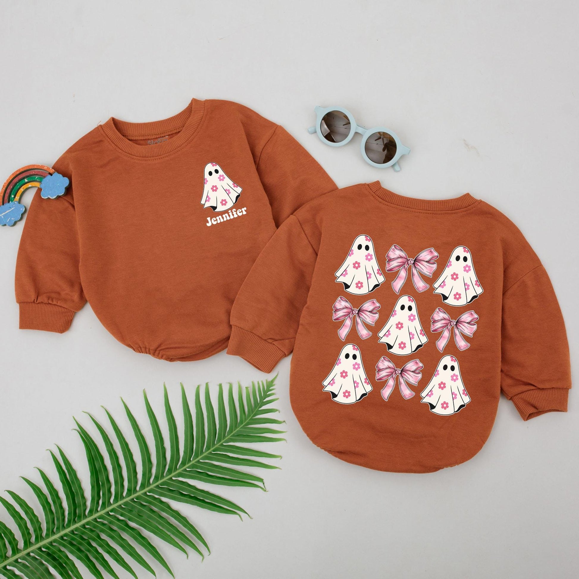 Baby's First Halloween Romper: Personalized Spooky Boo Outfit