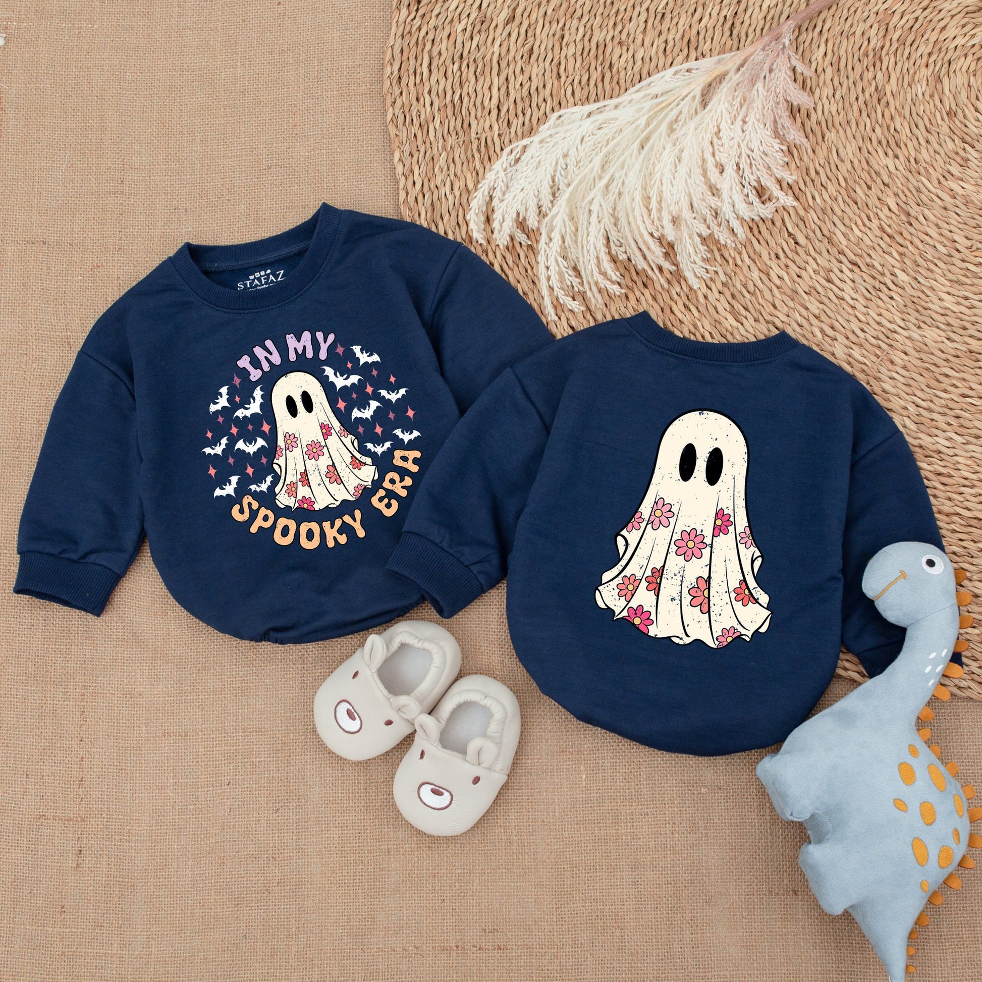 Spooky Vibes Baby Romper - Cute Halloween Bodysuit for Newborns