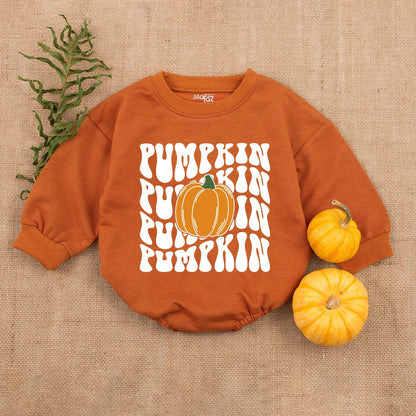 First Thanksgiving Pumpkin Romper – Adorable Fall Baby Outfit