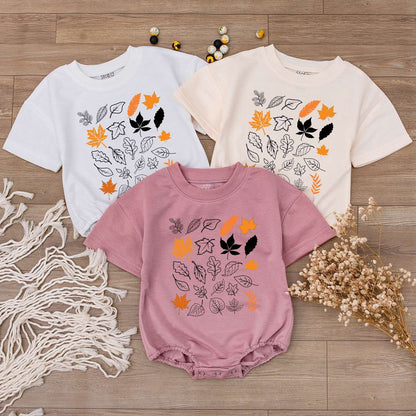 Retro Fall Family Shirts & Baby Rompers: Thanksgiving & Halloween  