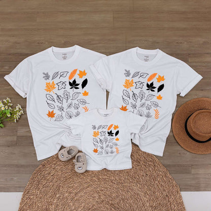 Retro Fall Family Shirts & Baby Rompers: Thanksgiving & Halloween  