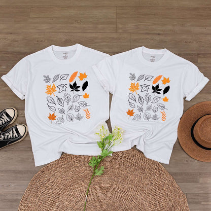 Retro Fall Family Shirts & Baby Rompers: Thanksgiving & Halloween  