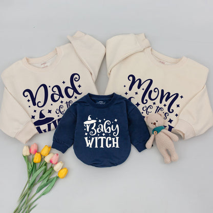 Matching Halloween Sweatshirt: Family, Mommy & Me, Witch & Wizard