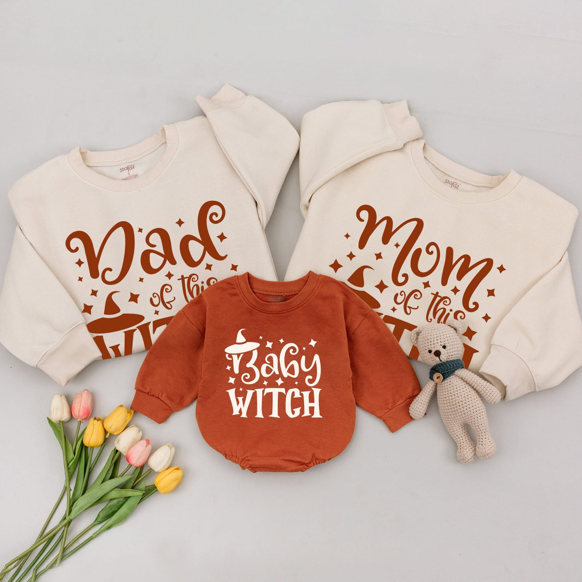 Matching Halloween Sweatshirt: Family, Mommy & Me, Witch & Wizard