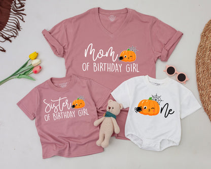 Fall Family Pumpkin Shirts: 1st Birthday Outfit & Halloween Costume