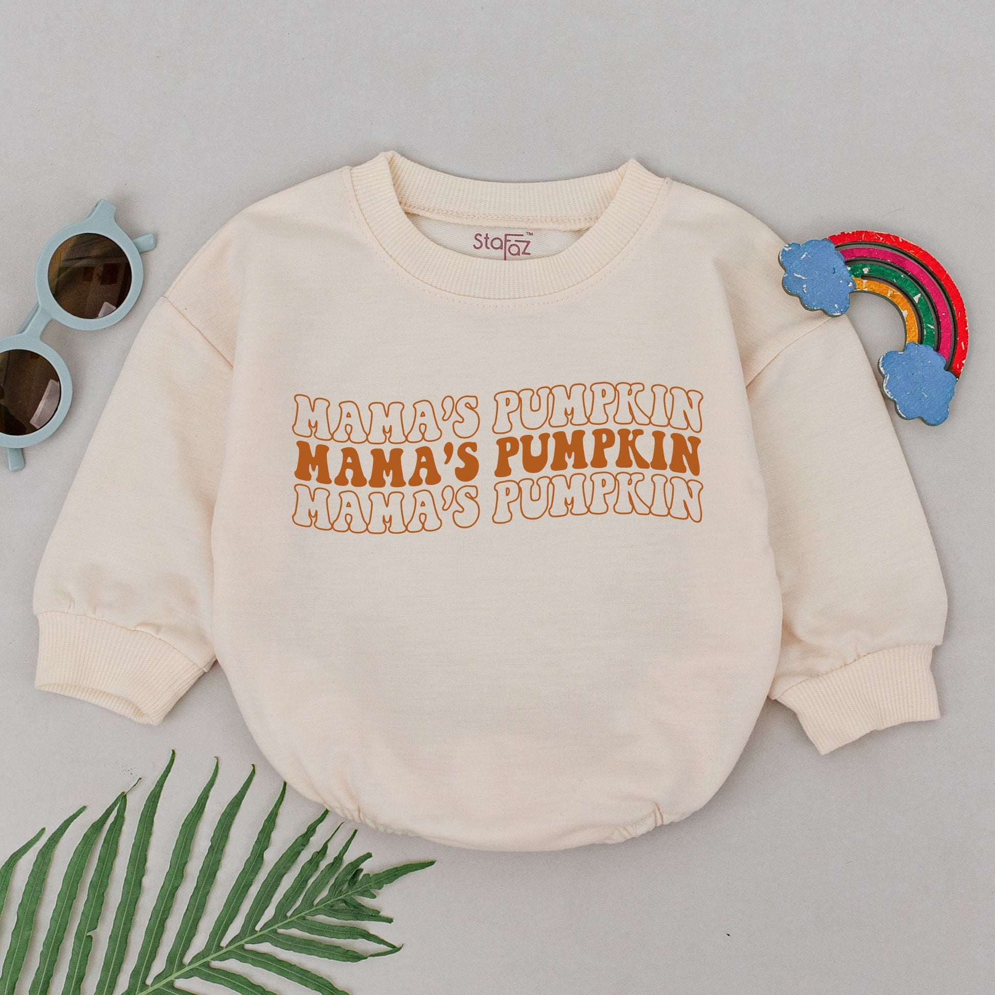 Pumpkin Spice Baby Romper: Perfect First Halloween & Fall Outfit  