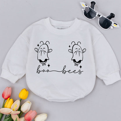 Boo Bees Halloween Romper: Cute Fall Outfit for Babies & Toddlers 