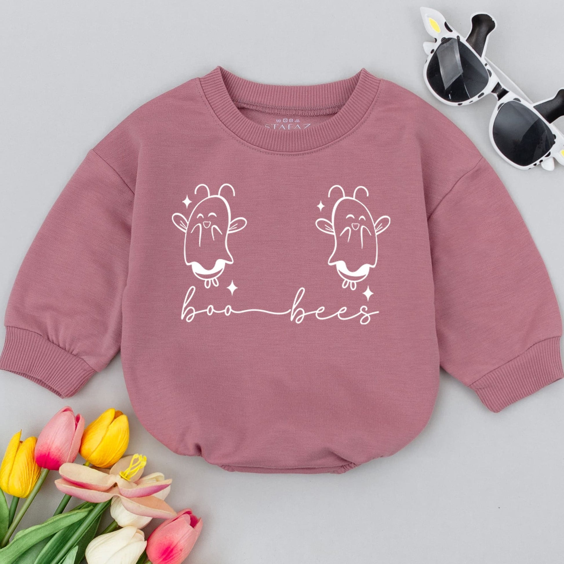 Boo Bees Halloween Romper: Cute Fall Outfit for Babies & Toddlers 