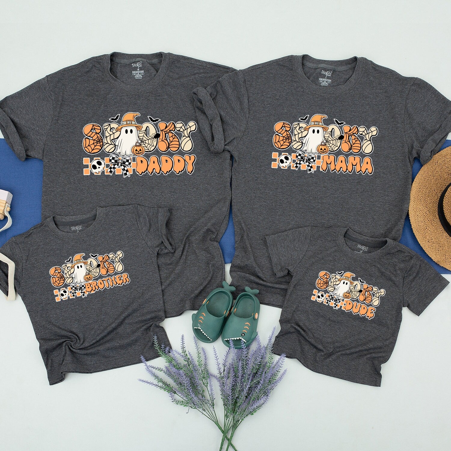 Halloween Family Matching Shirts - Spooky 1st Birthday Outfit