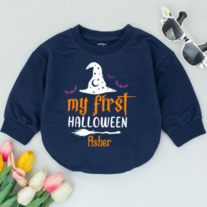 Baby's First Halloween Witch Romper - Cute Fall Bodysuit Outfit