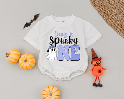 My First Halloween Personalized Romper Spooky Boo Outfit Vintage Halloween Costume Baby Girl Boy Spooky Dude Outfit Fall Romper Pumpkin Spice Clothes