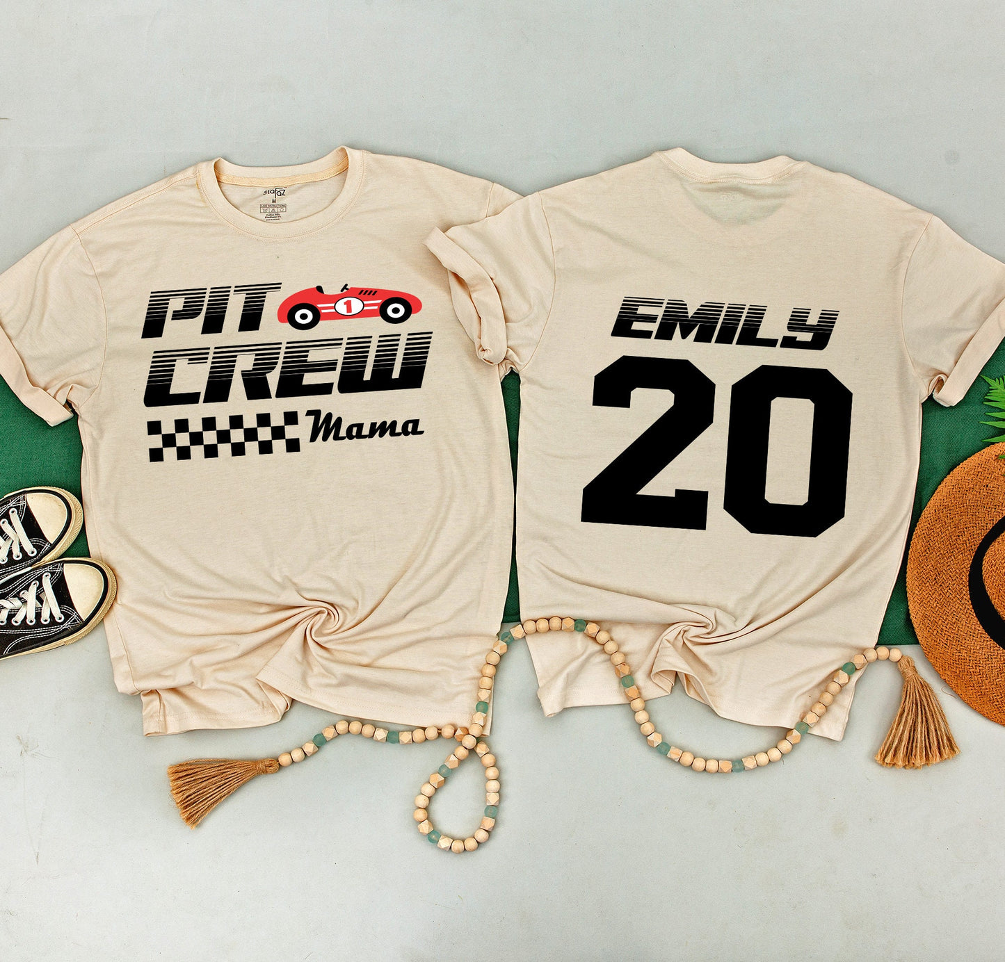 Race Car Birthday Family Tees: Fast 1 Theme, Mommy & Me Outfit