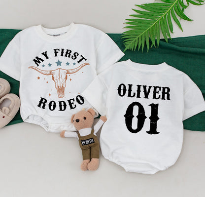 First Rodeo Birthday Shirt for Boys & Girls - Western 1st Outfit  