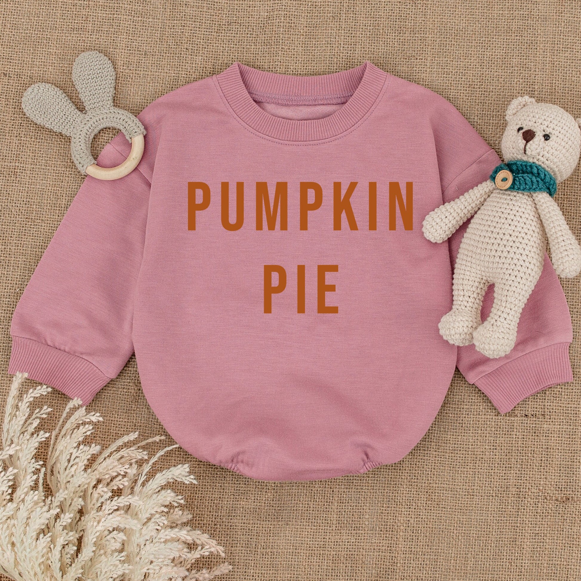 Pumpkin Bubble Romper - Baby Thanksgiving Outfit for Fall Festivities
