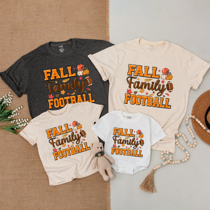 Family Football Outfits: Perfect Fall Season Baby & Adult Tees