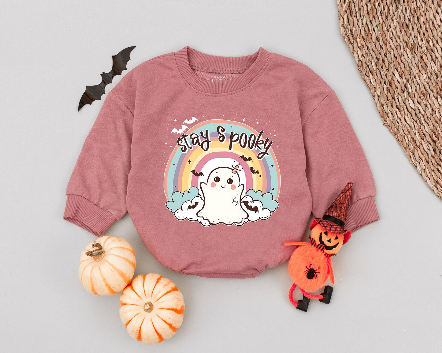 Groovy Spooky Baby Romper: Halloween Outfits for Cute Little Ghosts