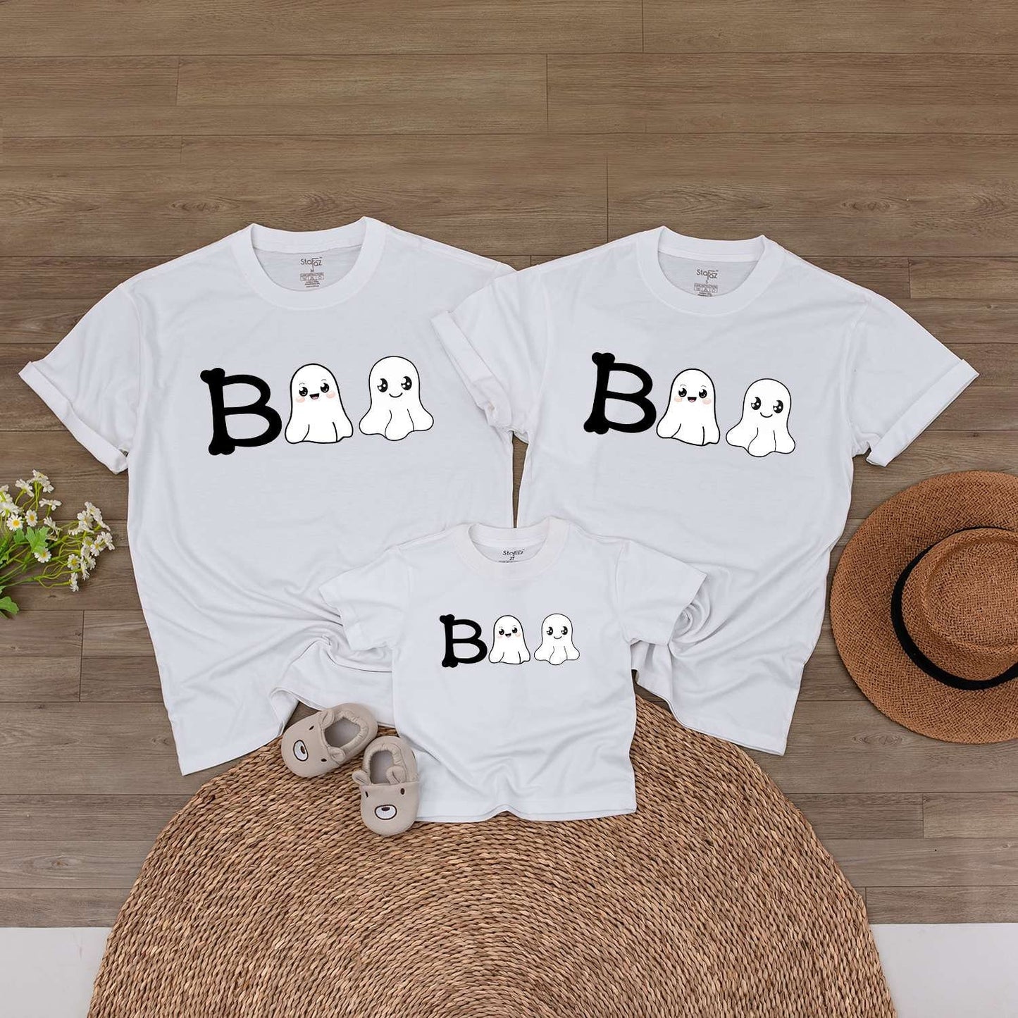 Little Boo Ghost Bodysuit - Cute Halloween Baby Outfit - Unisex Romper