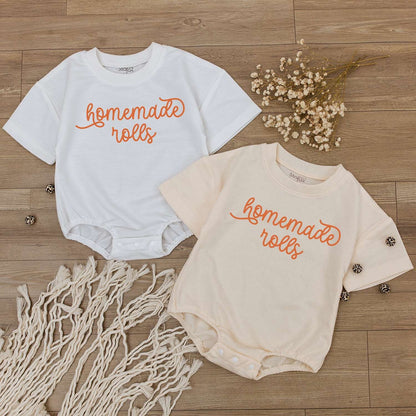 Retro Fall Baby Romper & Tee – Cute, Funny Thanksgiving Outfit