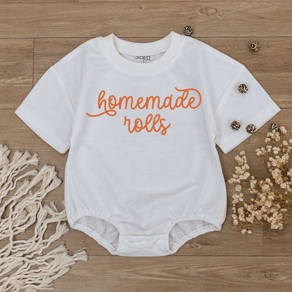 Retro Fall Baby Romper & Tee – Cute, Funny Thanksgiving Outfit