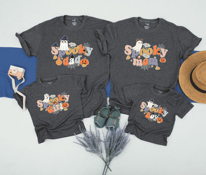 Matching Halloween Family Shirts for Spooky Season Fun