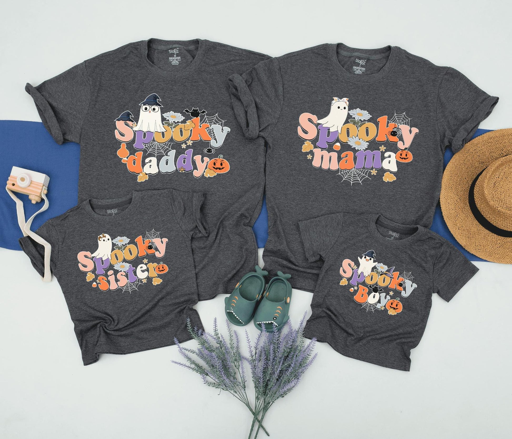 Halloween Family Matching Shirts - Mommy, Daddy & Mini Spooky Tees