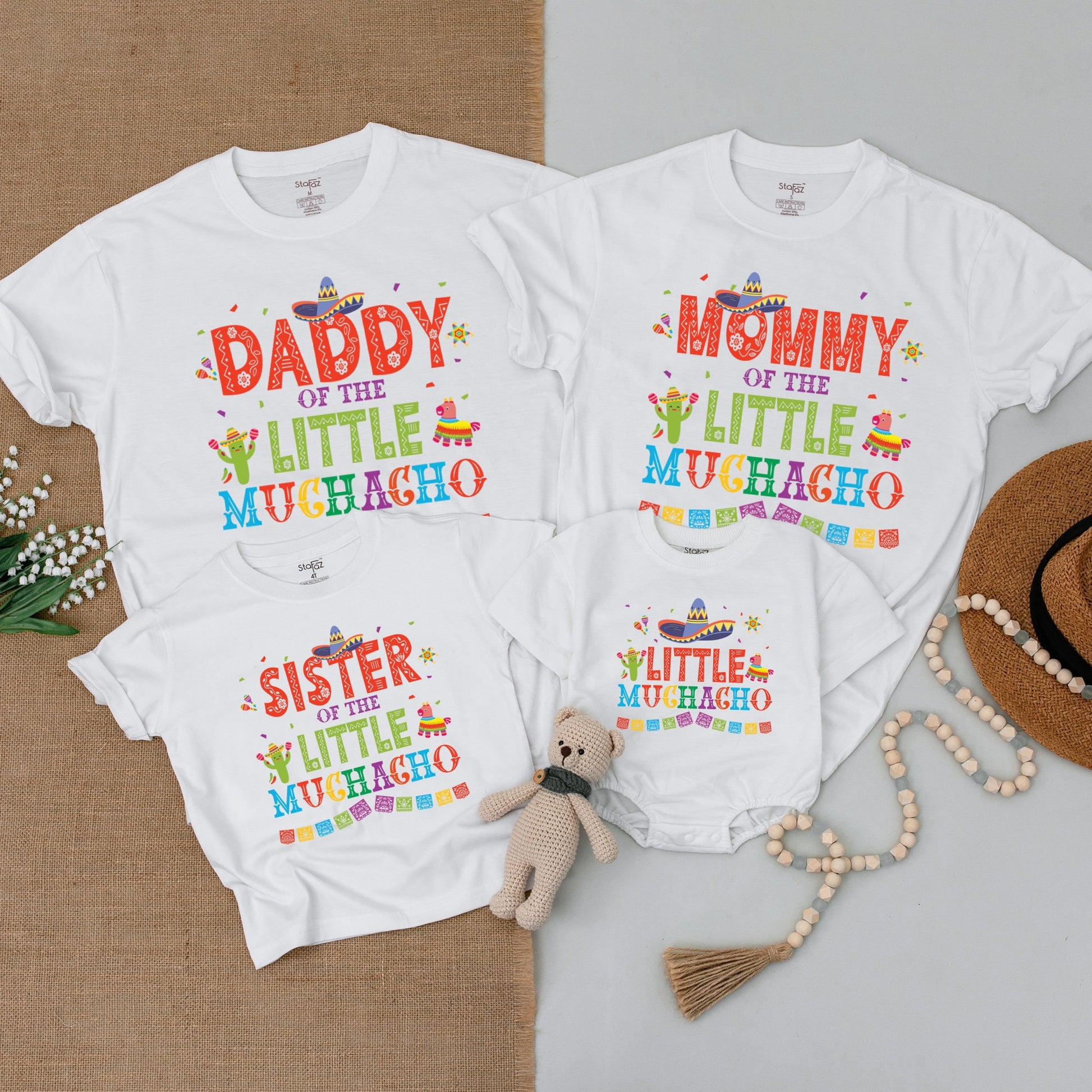 Fiesta Birthday Outfit - Personalized Baby & Family Matching Set