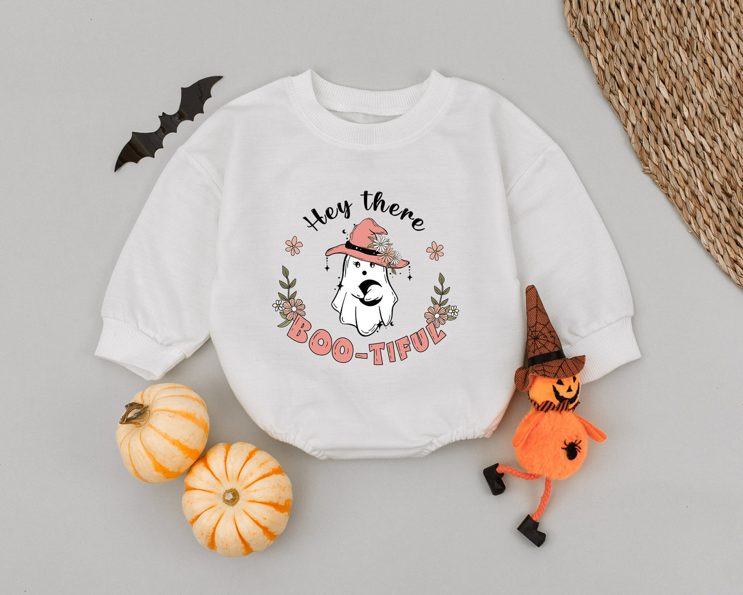 Boo-tiful Baby Romper: Adorable Halloween Outfit for Girls