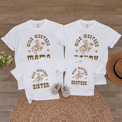 How the West Was One Birthday Bodysuit Baby Boy Girl 1st First Rodeo Outfit Western Clothes Vintage Sepia Tone Infant Gift