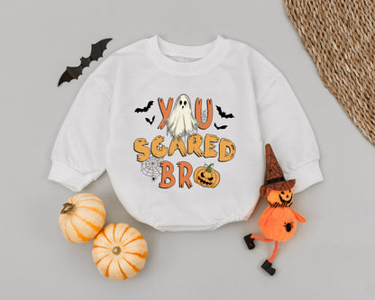 Funny Halloween Baby Romper - Ghost & Pumpkin Costume for Fall Fun