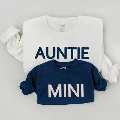 Auntie & Mini Matching Sweatshirts: Perfect Gifts for Niece & Nephew