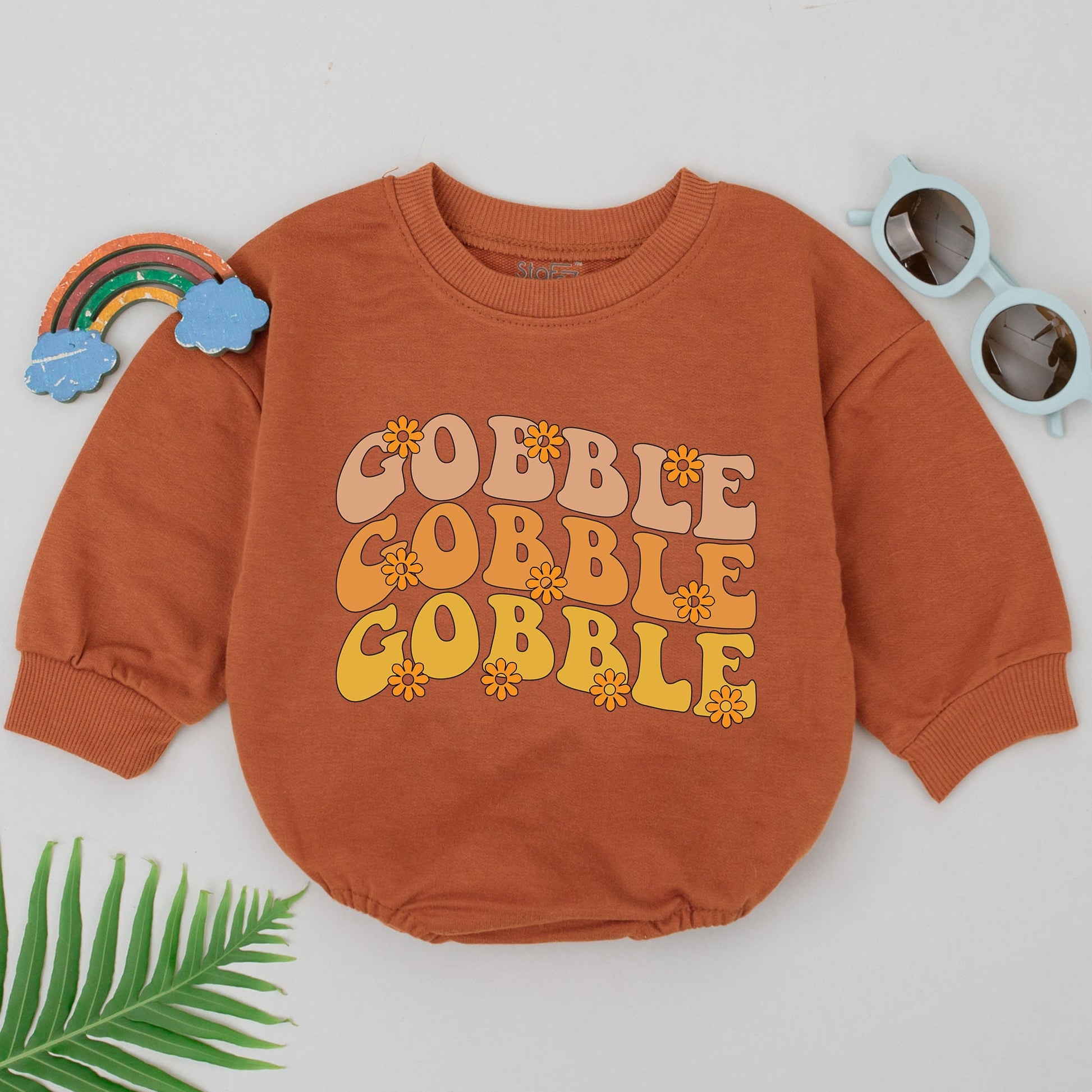 Turkey Day Baby Romper – First Thanksgiving Outfit for Boys & Girls