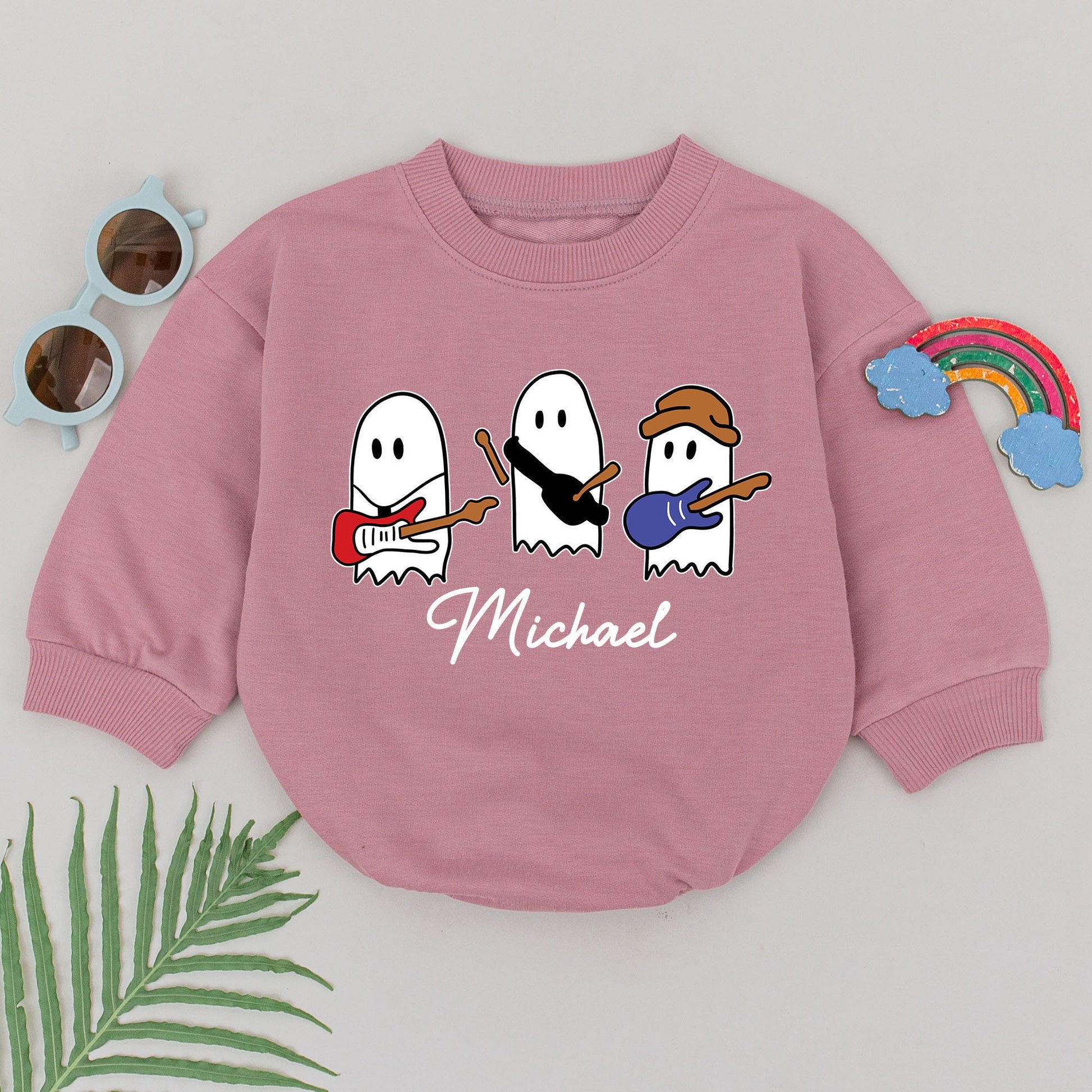 Baby's 1st Halloween Romper: Personalized Ghost Bodysuit Gift