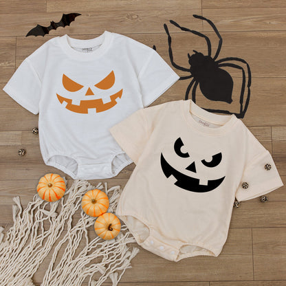 Personalized Pumpkin Baby Romper – Cute Fall & Thanksgiving Outfit