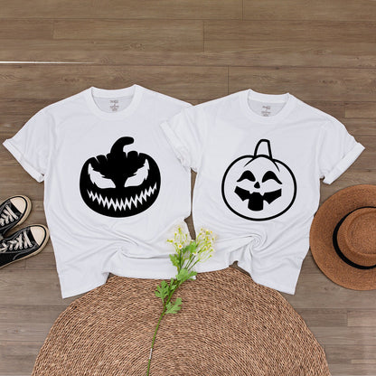 Personalized Pumpkin Face Baby Romper - Cute Fall & Thanksgiving Outfit