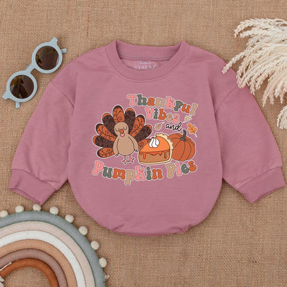 Thanksgiving Pumpkin Romper: Baby's First Fall Outfit