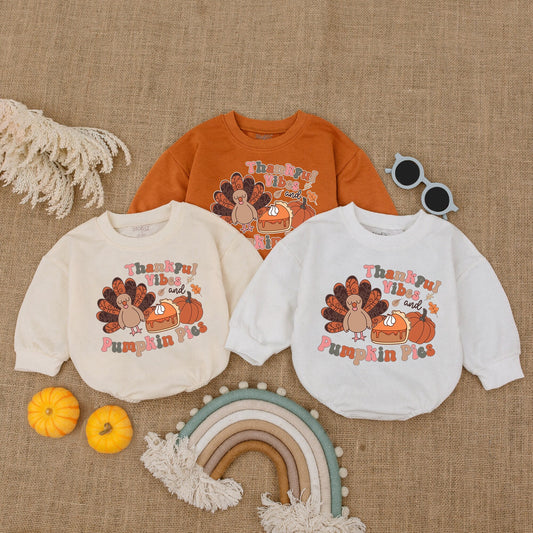 Thanksgiving Pumpkin Romper: Baby's First Fall Outfit