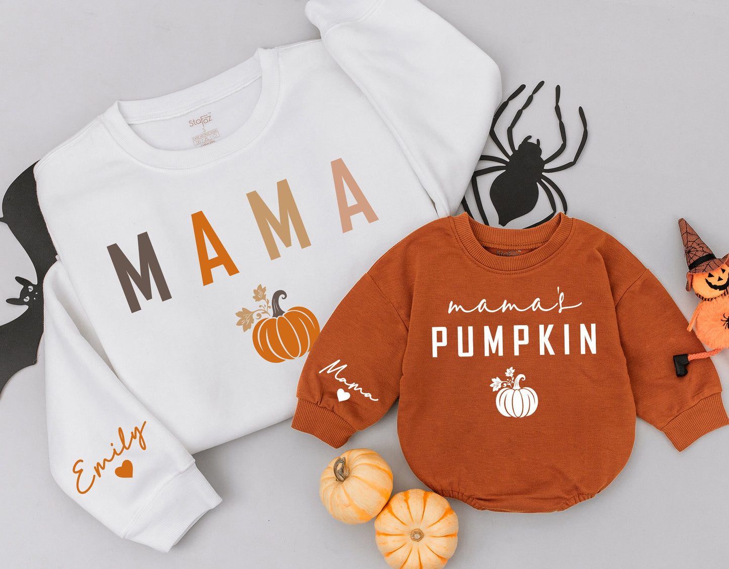 Pumpkin Matching Fall Outfits for Moms and Kids – Perfect for Thanksgiving