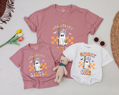 Spooky First Birthday Family Tees - Halloween Matching Outfits