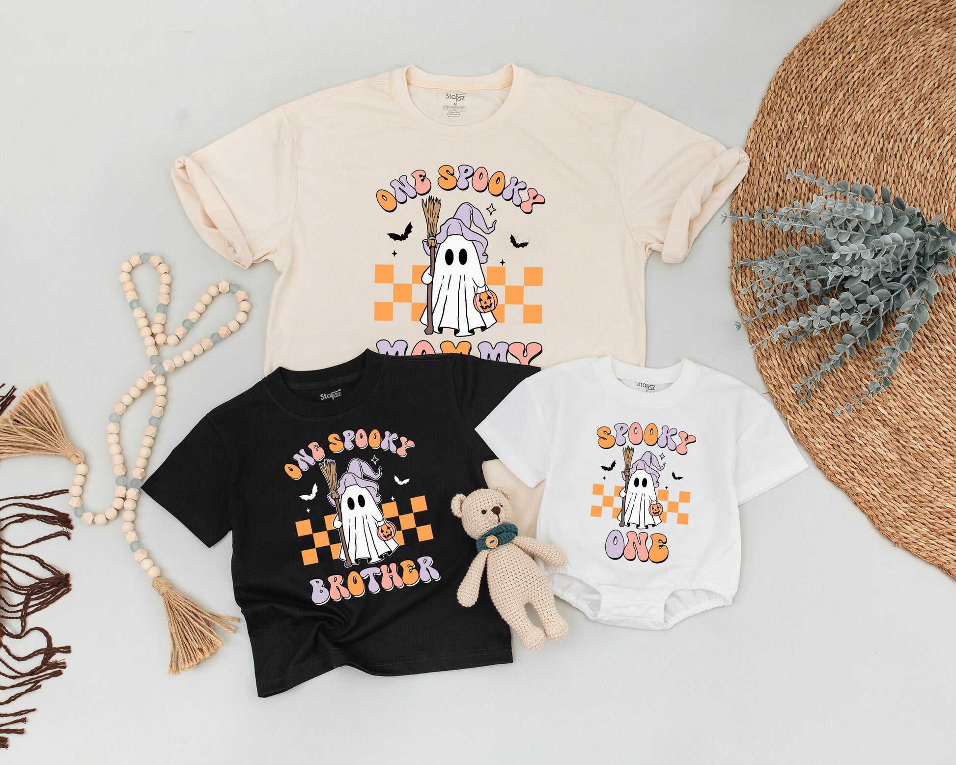 Spooky First Birthday Family Tees - Halloween Matching Outfits