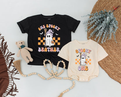 Spooky First Birthday Family Tees - Halloween Matching Outfits