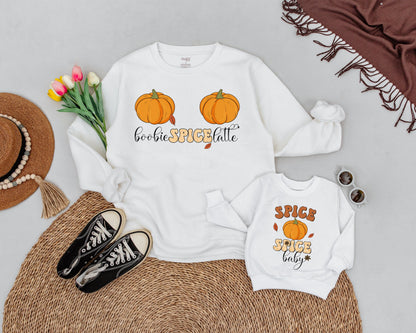 Pumpkin Mama and Mini Sweaters: Cute Halloween & Fall Outfits