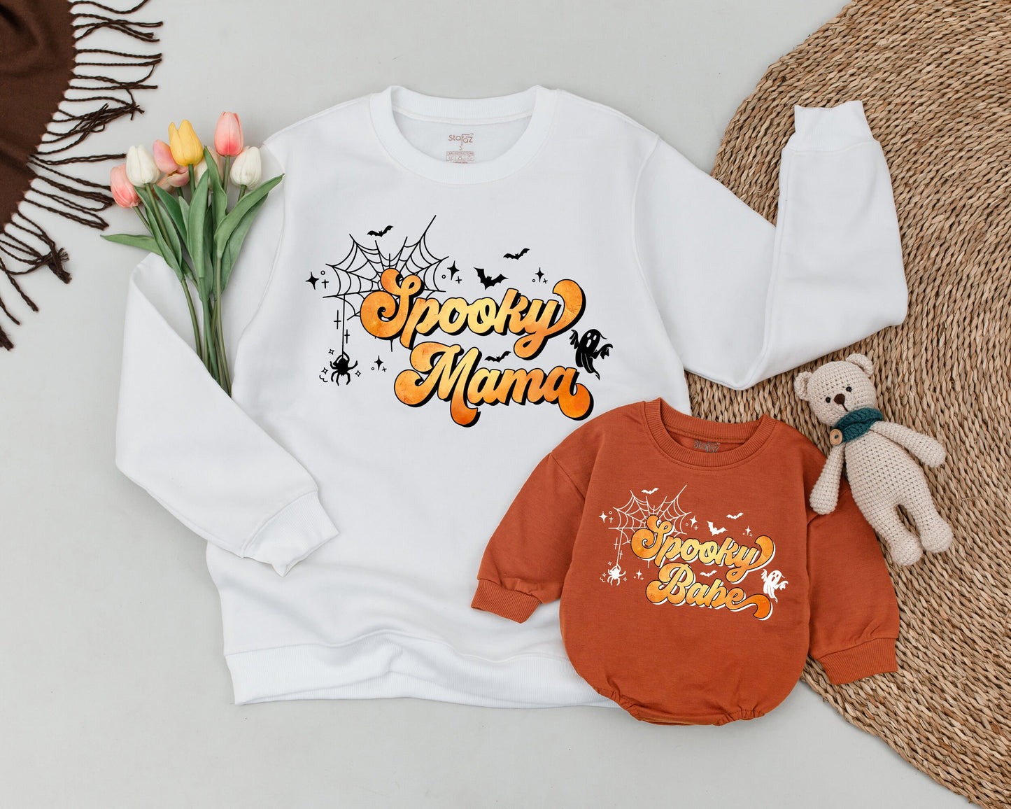 Matching Spooky Sweatshirts – Halloween Family Outfits & Costumes