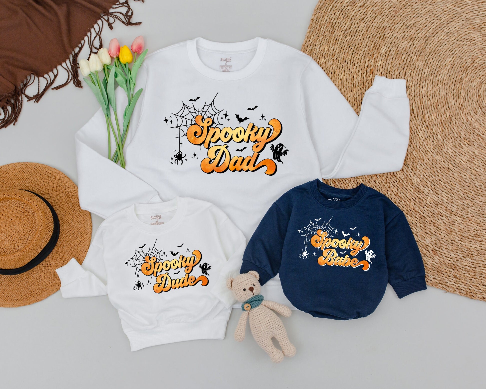 Matching Spooky Sweatshirts – Halloween Family Outfits & Costumes