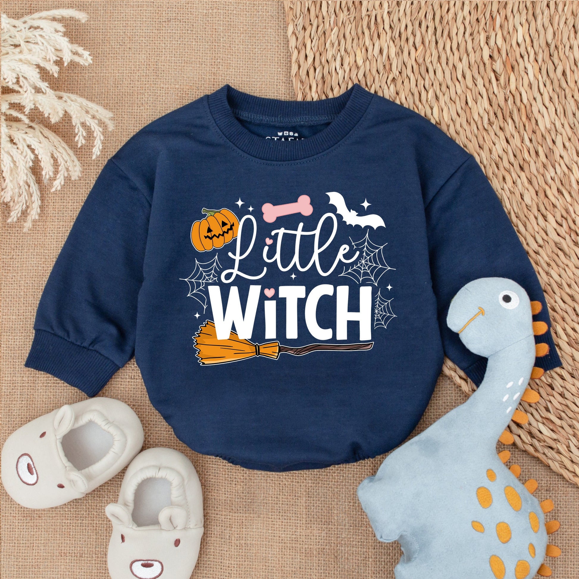 Adorable Retro Halloween Romper - Perfect First Halloween Outfit