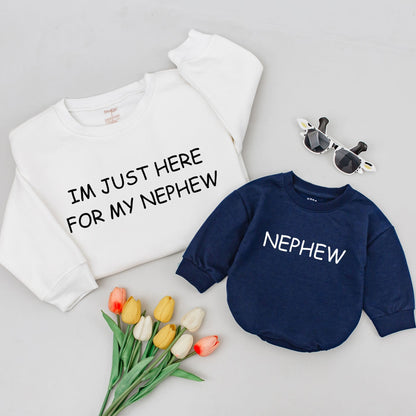 Aunt and Nephew Matching Shirts: Custom Gift for New Aunts