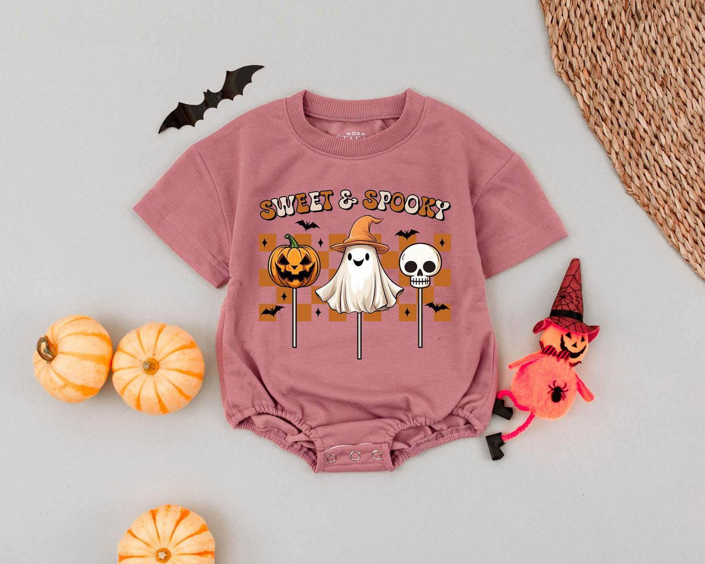 Retro Sweet & Spooky Romper: Baby's First Halloween Costume Gift