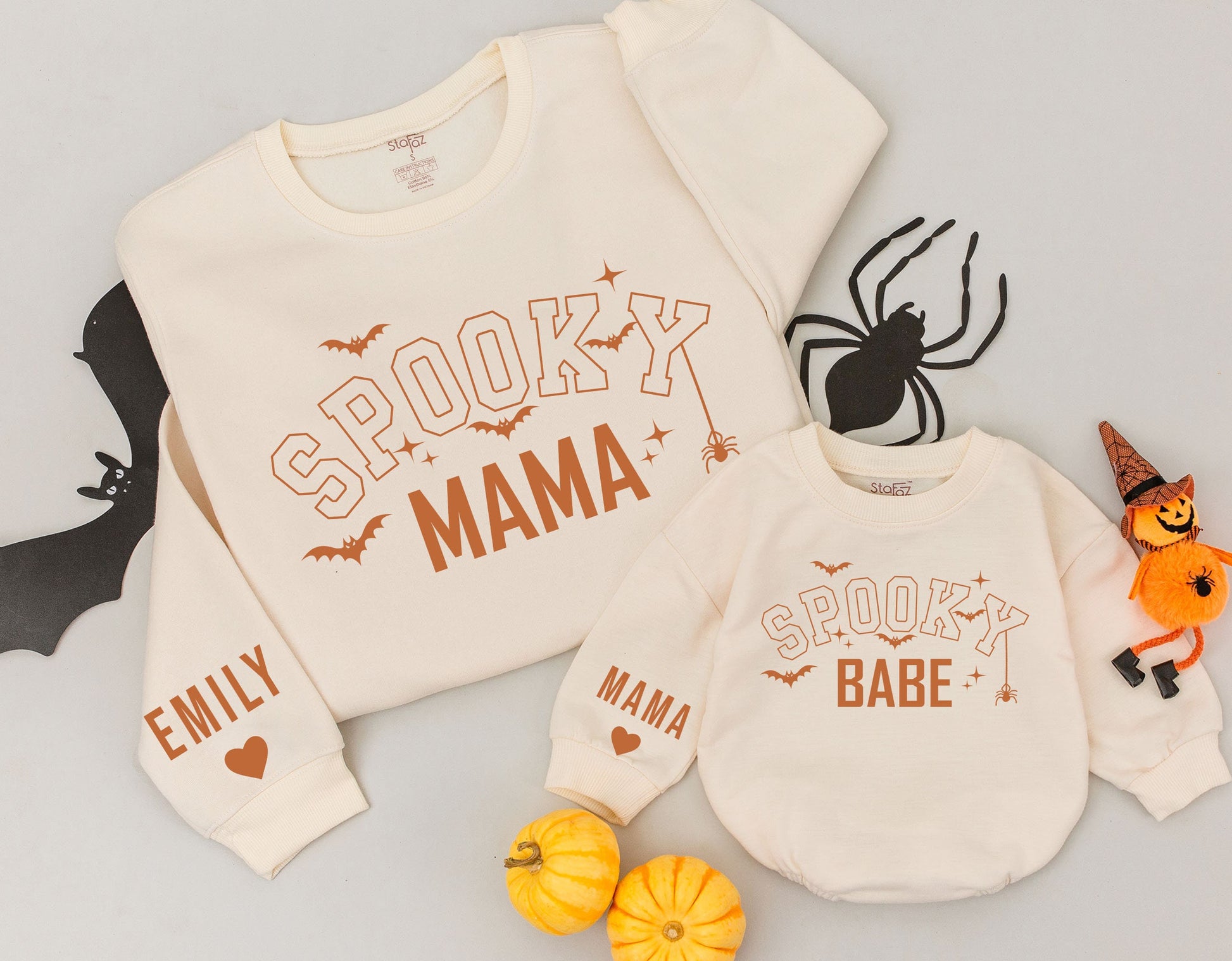 Matching Retro Halloween Outfits for Moms and Babies, Fall Styles