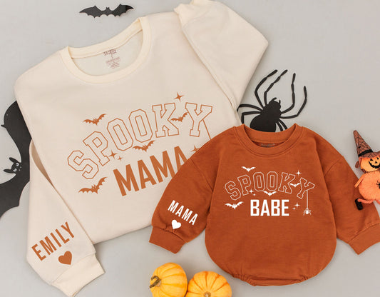 Matching Retro Halloween Outfits for Moms and Babies, Fall Styles